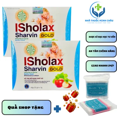 Thực phẩm chức năng bổ sung chất xơ ISholax Sharvin Gold