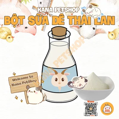 Sữa Dê Cho Thỏ Bọ Thái Lan 🐹FREESHIP🐹 Sữa Dê AG Pet Heng Chiết 15G Đồ Ăn Dặm Cho Hamster, Thỏ, Bọ, Chó, Mèo