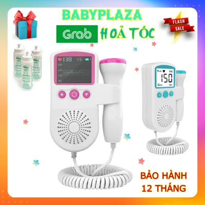 Máy theo dõi tim thai tại nhà Fetal Doppler JSL-T501, thiết bị đo tim thai cá nhân LCD màn hình màu