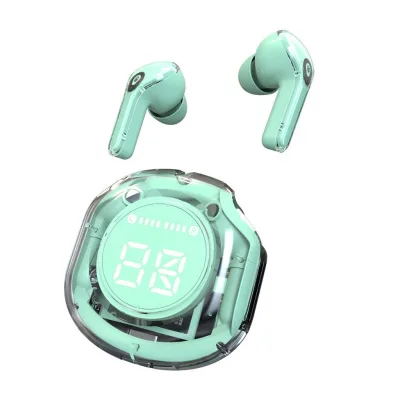 TAI NGHE NHÉT TAI Bluetooth Không Dây Ultrapods Pro v5.3 Chạm Cảm Ứng Vỏ Trong Suốt Âm Thanh Hifi Có Mic Đàm Thoại