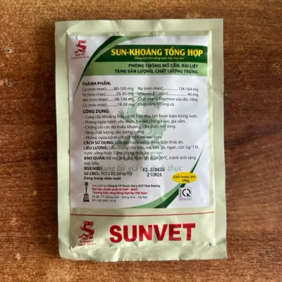 Giá Sốc mua nhiều] Combo 5 Gói 100g Vitamin Khoáng tổng hợp đầy đủ các chất cần thiết cho vật nuôi