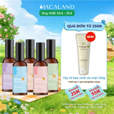 Macaland 2in1 100ml Hair Styling and Hair Care Spray with Long-Lasting Fragrance