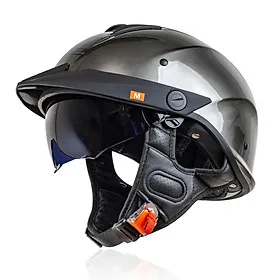 Mũ Bảo Hiểm Nửa Đầu Có Kính Âm LS2 OF590 Rebellion - GARA20