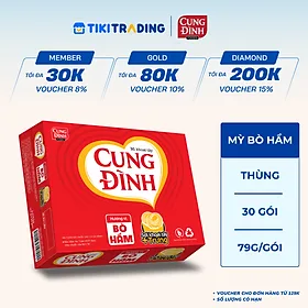 Thùng 30 Gói Mì Khoai Tây Cung Đình Hương Vị Bò Hầm