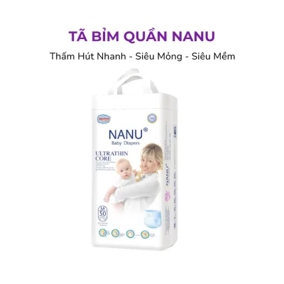 Bỉm quần/Tã bỉm Gao Organic công ghệ nhật bản, S54/M50/L48/XL46/XXL44, bỉm móng thấm hút vượt trội