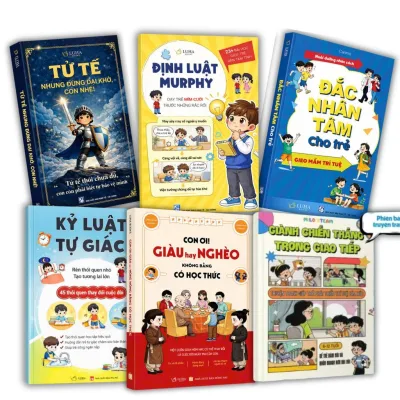 Sách - Combo 6c Kỷ Luật Tự Giác, Định Luật Murphy, Giàu Nghèo, Đắc Nhân Tâm, Tử Tế Đừng Dại Khờ, Chiến Thắng Trong GT