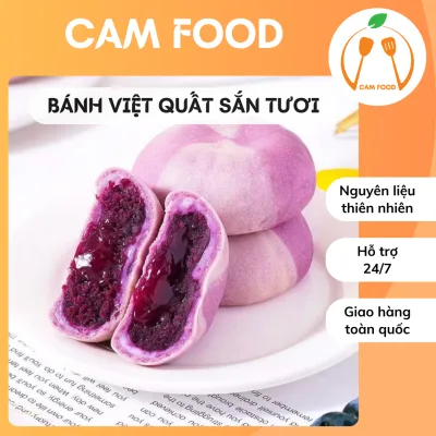 Bánh Việt Quất Sắn Tươi Thơm Ngon, Ngọt Nhẹ, Chứa Nhiều Dinh Dưỡng, Bữa Sáng Lành Mạnh, Đồ Ăn Vặt Healthy