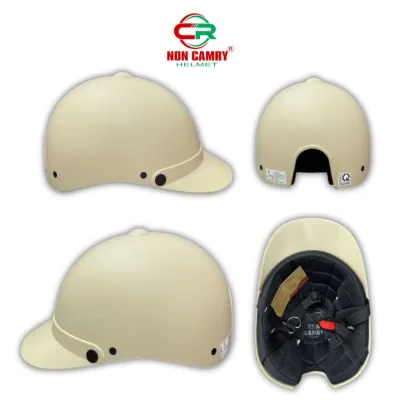 Mũ Bảo Hiểm LƯỠI TRAI NAM/NỮ ĐỦ MÀU KHOÉT CAMRY HELMET - Có Giấy Kiểm Định An Toàn , Bảo Hành 12 tháng