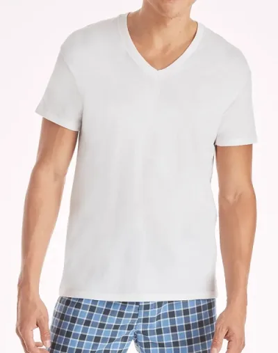 Bộ 10 Áo Thun Dành cho nam Hanes, cổ chữ V - Necks , Size S-M-L (Mỹ)