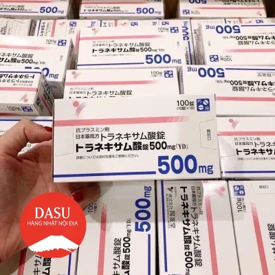 Viên uống trắng da, mờ thâm nám Transamin và Cinal C 500mg Nhật Bản