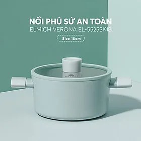 Nồi phủ sứ an toàn Elmich Verona EL5525SK