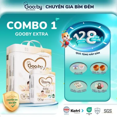 Tã/bỉm quần Gooby mềm mại, an toàn, siêu thấm hút size M/L/XL/XXL cho bé từ 9kg - 20kg