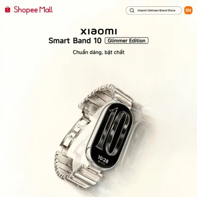 Đồng hồ thông minh Xiaomi Smart Band 10 - Bản Quốc tế - Theo dõi sức khỏe chuyên nghiệp - Bảo hành chính hãng 12 tháng
