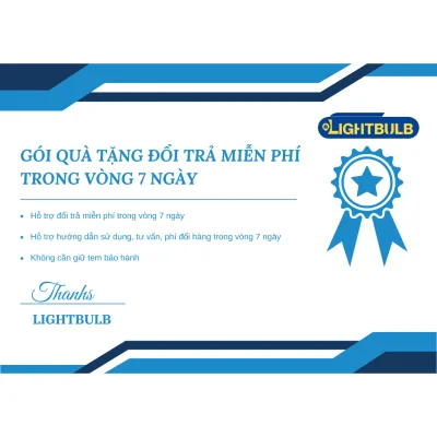 Gói Dịch Vụ Bảo Hành Trong Vòng 7 Ngày Sản Phẩm Kiềng Chắn Gió Bếp Ga