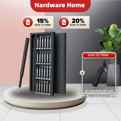 Bộ Tua Vít Đa Năng, Bộ Tô Vít Đa Năng Mini 24 Đầu Nhỏ Sửa Điện Thoại, Mở Laptop, Mắt Kính, Đồng Hồ