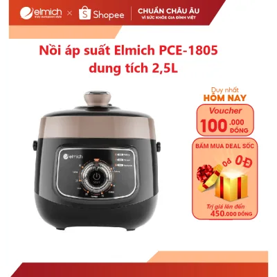 Nồi áp suất cao cấp đa chức năng Elmich PCE-1805 dung tích 2,5L
