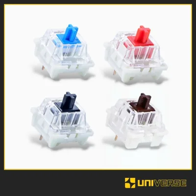10 Switch KRGD Red / Blue / Brown / Black 3 Pin POM Switch Linear Tactile Clicky Công Tác Bàn Phím Cơ