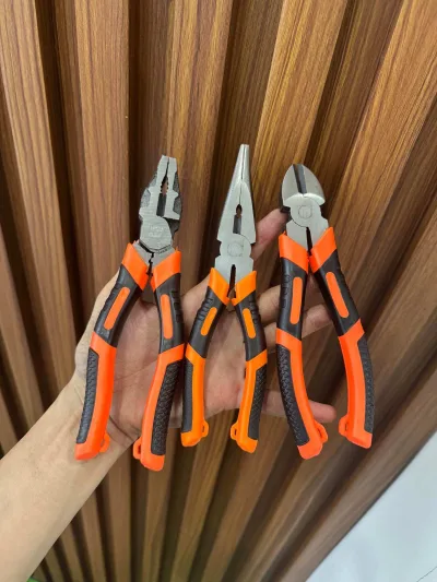 Combo 3 kìm cắt, điện, nhọn 8in nhật Japan loại tốt bãi nhật
