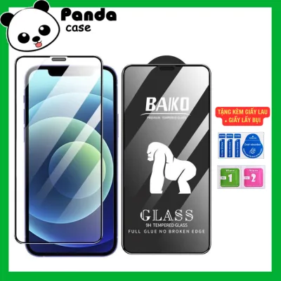 Kính cường lực iphone BAIKÔ, KK, tự hút bụi full màn CAO CẤP Cho ip 7P/8P/X/XS/XR/11/12/13/14/15/16/17/pro/promax