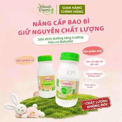 Sữa Dinh Dưỡng Tăng Trưởng Hữu Cơ Babybio Giàu Vitamin Và Khoáng Chất Thiết Yếu - Natural Market