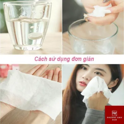 Combo of 10 candy-shaped compressed travel tissues, compact candy tissues, convenient for travel, personal hygiene anywhere