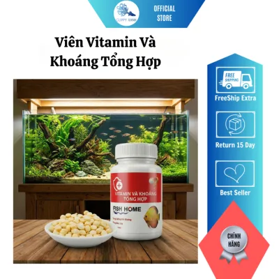 Fish Home Viên Vitamin Và Khoáng Tổng Hợp Cho Cá Cảnh Tăng Sức Đề Kháng Bổ Máu Và Kích Thích Tiêu Hóa