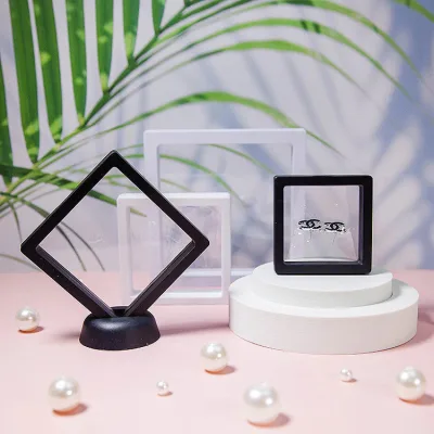 Hộp Đựng Trang Sức Màng PE Trong Suốt, Hộp Trang Sức Mini Trưng Bày Nữ Trang hộp đựng trang sức trong suốt tinh tế thích