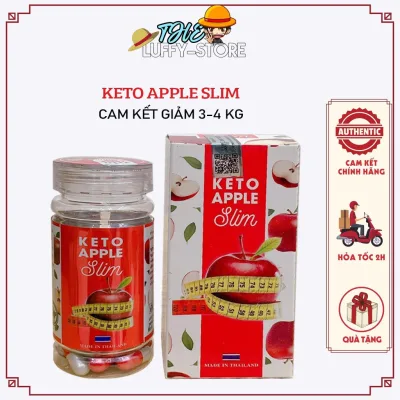 Giảm cân Keto Apple Slim Thảo Mộc Giảm Cân Thái Lan Dành riêng cho người cơ địa khó giảm và lờn thuốc