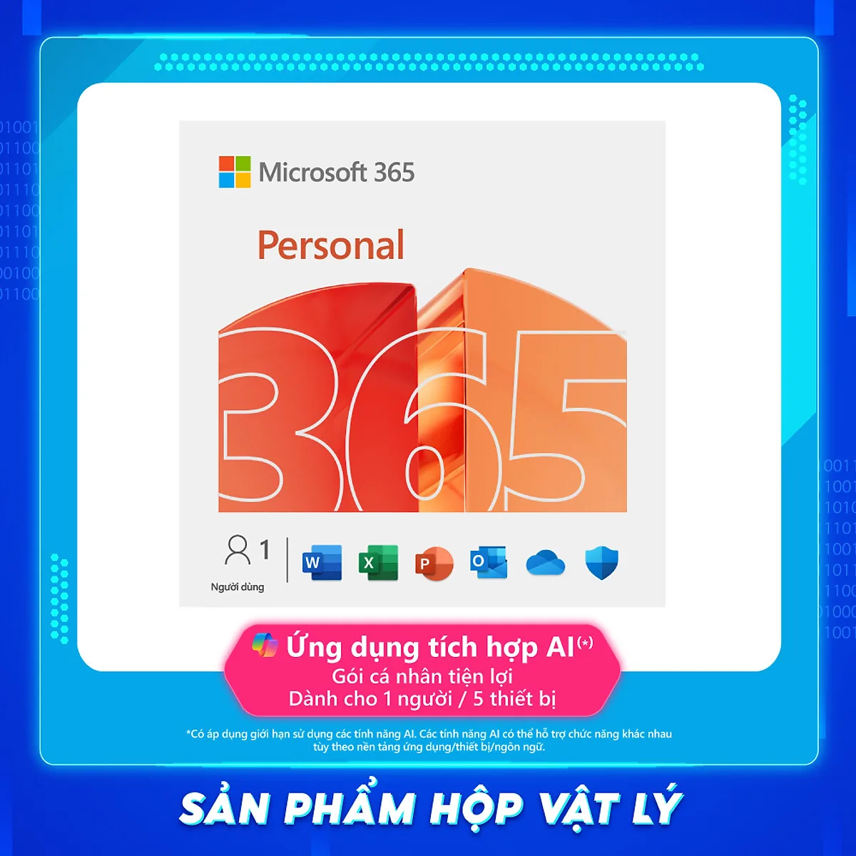 Microsoft 365 Personal 12 tháng cho 1 người