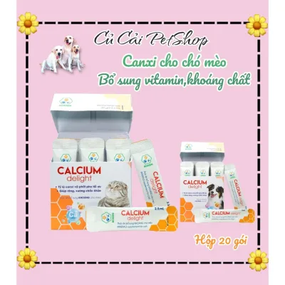 Canxi Cho Chó Mèo Dạng Nước - Dễ Hấp Thụ , Bổ Sung Canxi Và Khoáng Chất