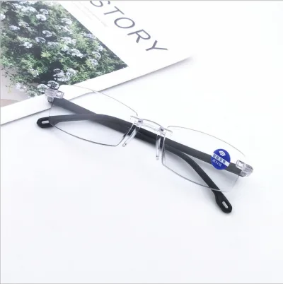 Vintlook không vành tỉa Kính Đọc Sách Chống Đèn xanh dương thông minh Zoom Kính đọc sách