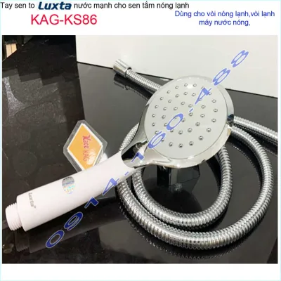 Vòi sen tắm Luxta KAG-KS86 trọn bộ có dây, Best Sales shower head vòi hoa sen tia nước mạnh sử dụng tốt