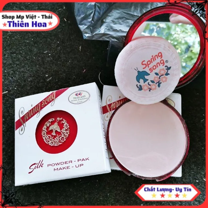 (Mp-TH) (Combo 5 Hộp) Phấn Nền Trang Điểm Con Én Spring Song Thái Lan hạt phấn nhỏ mịn và giàu độ ẩm
