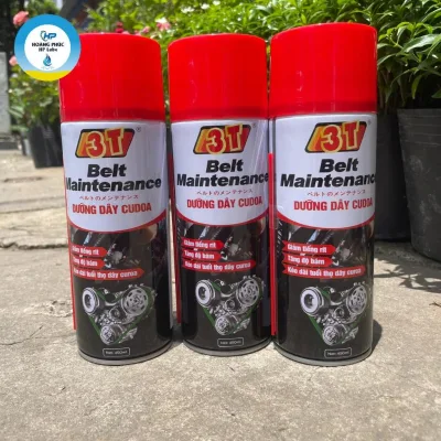 Chai Bảo Dưỡng Dây Curoa 3T 450ml Cho Xe Ô Tô, Xe Máy, Máy Móc Công Nghiệp Kéo Dài Tuổi Thọ Curoa