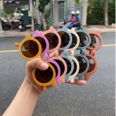 Kính mát chóng uv cho trẻ em tròn mắt mèo đa kiểu k153