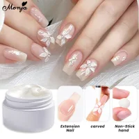 Monja 5ml 3D Điêu Khắc Móng Tay Nghệ Thuật Tranh Gel Ngọc Trai Vỏ Chủ Đề Khắc Gel Lụa Điêu Khắc Mô Hình Gel Khắc DIY Dụng Cụ Làm Móng Tay