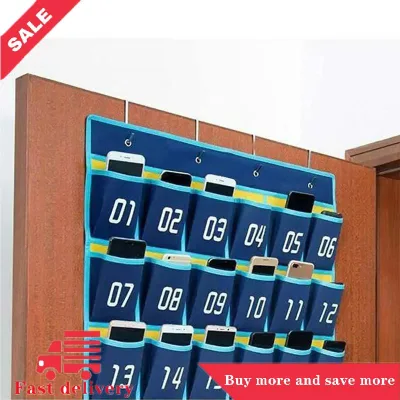 Số Pocket Biểu Đồ Trong Các Cửa Tổ Chức Homeschool Nguồn Cung Cấp Lớp Học Trang Trí Nội Thất Lưu Trữ Túi Cho Điện Thoại Di Động Máy Tính Chủ