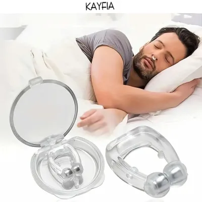 Thiết Bị Kẹp Mũi Chống Ngáy Từ Tính Silicon Y Tế Cải Thiện Giấc Ngủ - KAYFIA