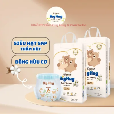 Tã/Bỉm quần size M/L/XL/XXL/XXXL bỉm cao cấp chun đệm mây mềm mỏng