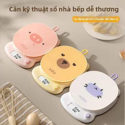 Hình Động Vật Dễ Thương Nhà Bếp Cân Điện Tử Độ Chính Xác Cao Cân Thực Phẩm Gia Đình Chính Xác Nhỏ Cân Điện Tử Hộ Gia Đình Chính Xác Nhỏ Cân Nhà Bếp