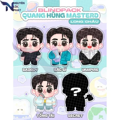 Blindpack túi mù mô hình trang trí nhựa standee Quang Hùng MasterD ver Long Châu nlp