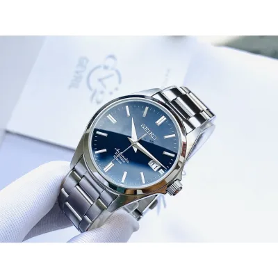 Hoàn Tiền 50% - [VUA ĐỒNG HỒ ] Đồng hồ nam Seiko Automatic xanh dương - Máy cơ tự động size 40mm