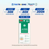 Miếng dán mụn giúp giảm mụn sưng viêm Acnes Clear Patch (24 Miếng)
