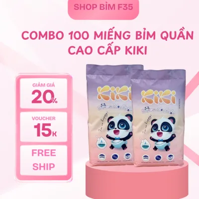 Combo 100 miếng bỉm cao cấp , mềm mại,bỉm đêm KiKi, bỉm thấm hút tốt an toàn, tiện lợi cho bé