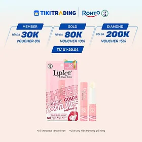 Son dưỡng môi hiệu chỉnh ửng hồng tự nhiên Lipice Sheer Color Hương Dâu (Ardent) 2.4g