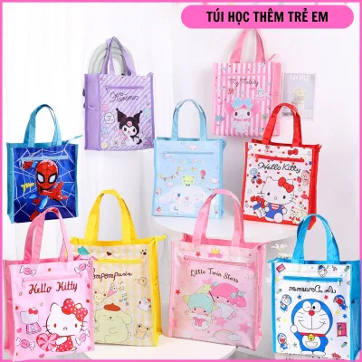 Túi học thêm trẻ em đi học, đi chơi, chống thấm nước, họa tiết hoạt hình dễ thương, dành cho học sinh để sách vở BBG0726