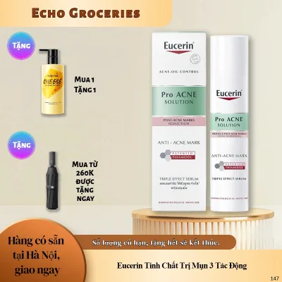 Eucerin "3 in 1" for Acne-Prone Skin - Reduces Oil, Eliminates Acne & Prevents Dark Scars, Intensive Skin Care