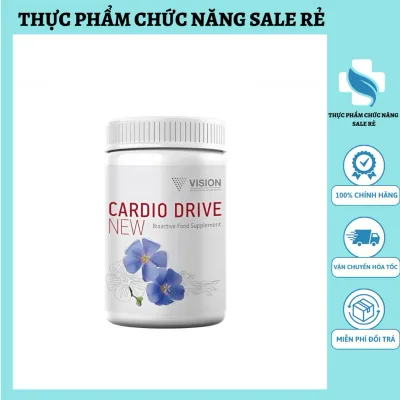 Thực phẩm chức năng hỗ trợ tim mạch Cardio Drive Vision Pháp lọ 60 viên