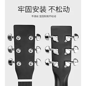 Khóa Đàn Guitar Acoustic [ khóa đúc bộ 6 cái] | Khóa đúc chắc chắn cho đàn