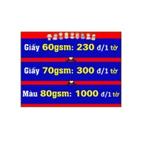 Giấy A4 cho học sinh - ĐẶT THEO YÊU CẦU